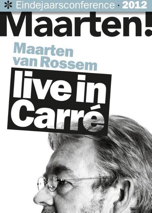 Movie poster for Maarten van Rossem: Eindejaarsconference 2012 (2012)