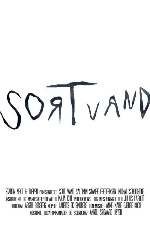 Movie poster for Sort vand (2016)