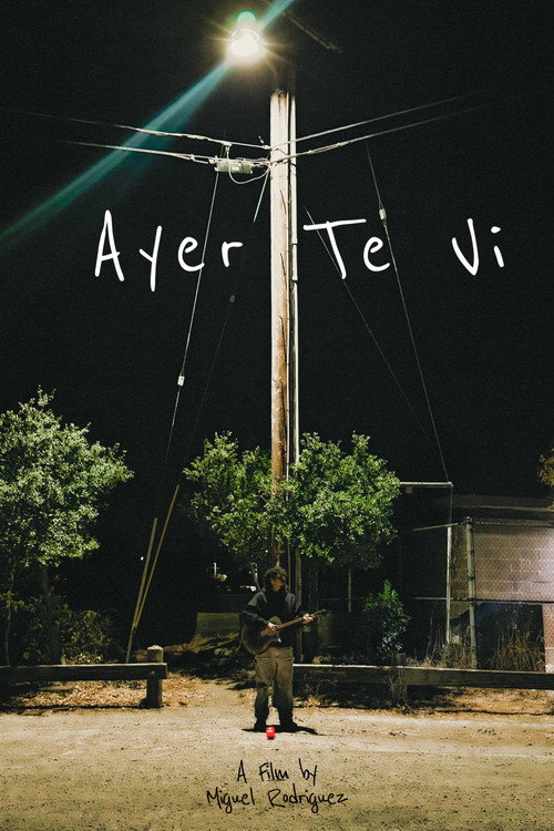 Movie poster for Ayer Te Vi (2025)
