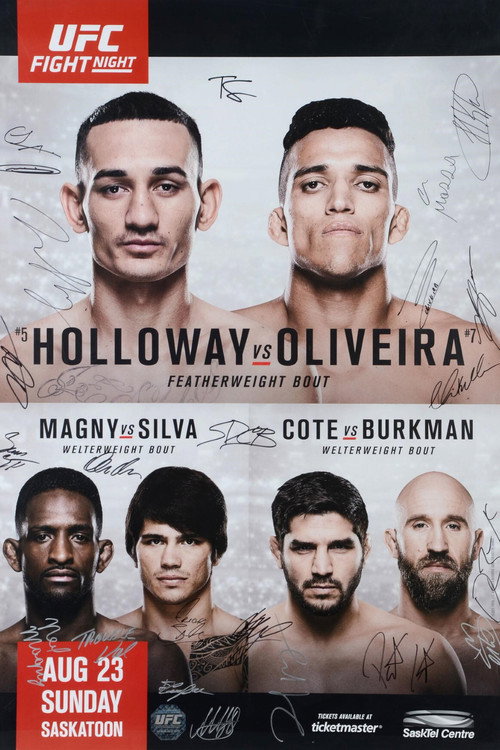 Movie poster for UFC Fight Night 74: Holloway vs. Oliveira (2015)