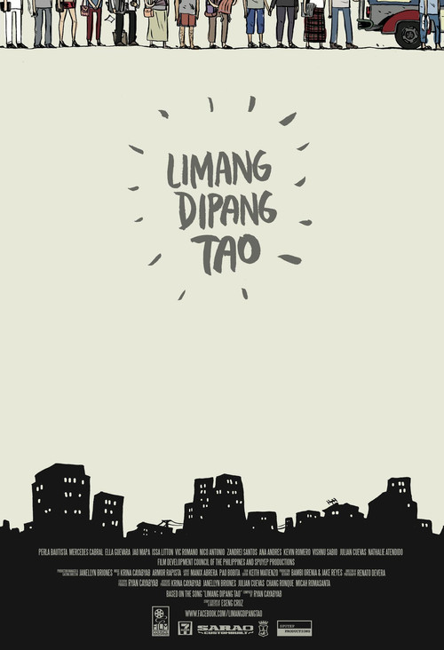 Movie poster for Limang Dipang Tao (2012)