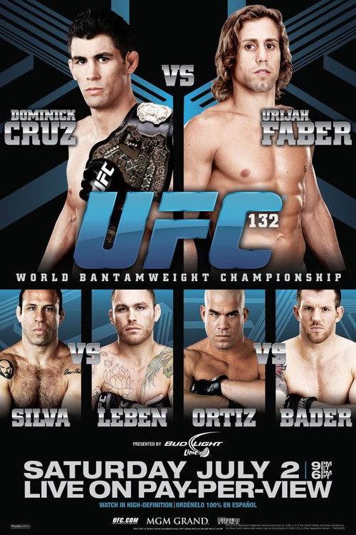 Movie poster for UFC 132: Cruz vs. Faber 2 (2011)