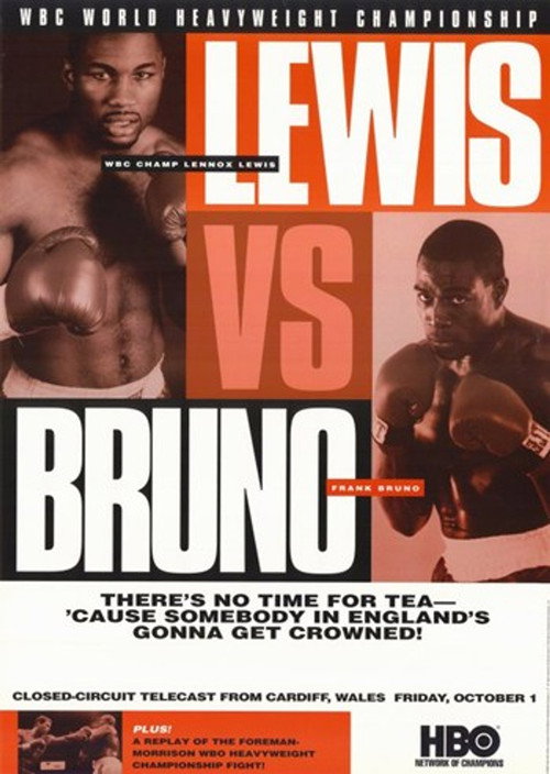 Movie poster for Lennox Lewis vs. Frank Bruno | WBC World Heavyweight Championship (1993)