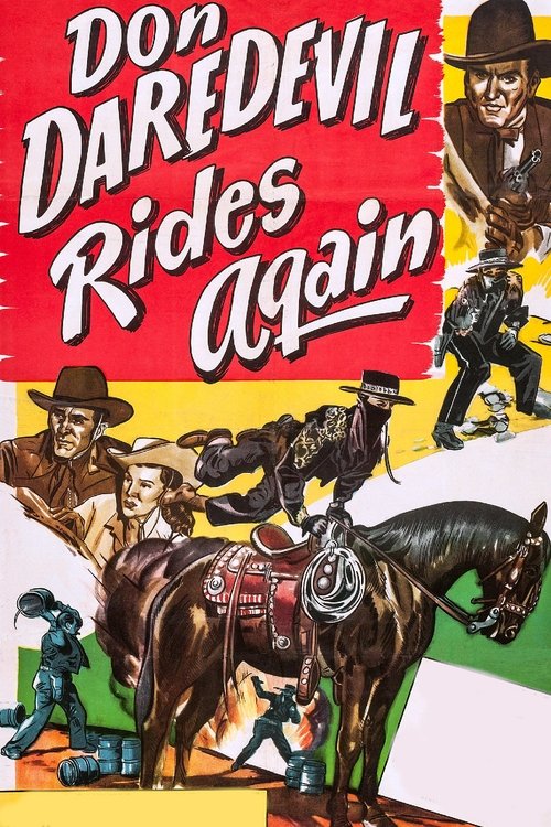 Movie poster for Don Daredevil Rides Again (1951)
