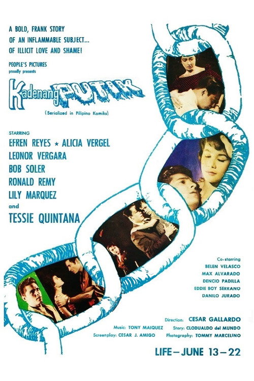 Movie poster for Kadenang Putik (1960)