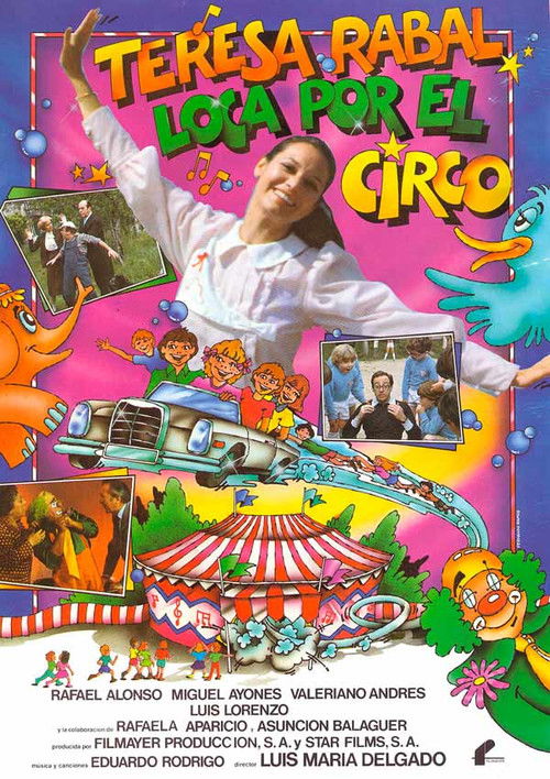 Movie poster for Loca por el circo (1982)