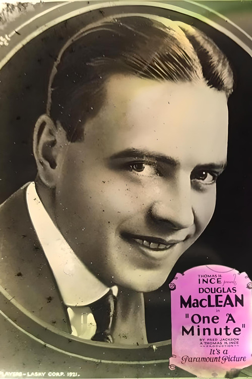 Movie poster for One a Minute (1921)