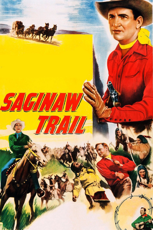 Movie poster for Saginaw Trail (1953)
