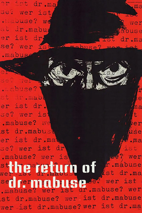 The Return of Dr. Mabuse poster