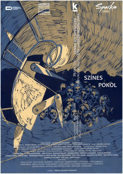 Movie poster for Színes pokol (2025)