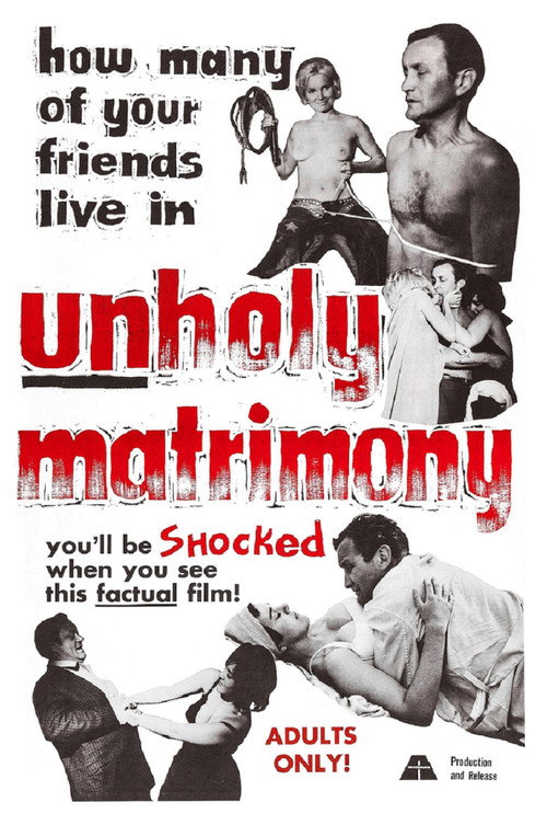 Movie poster for Unholy Matrimony (1966)