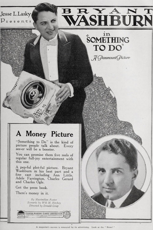 Movie poster for Something to Do (1919)