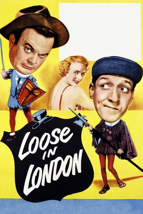 Movie poster for Loose in London (1953)