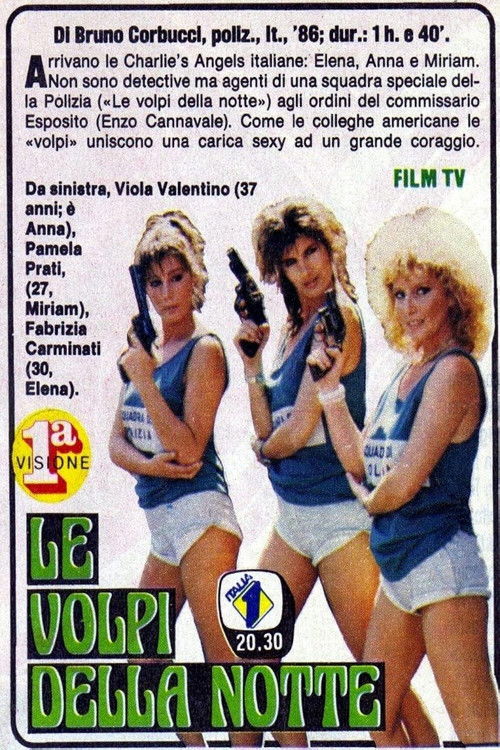 Movie poster for Le volpi della notte (1986)
