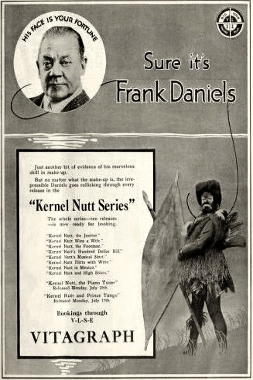 Movie poster for Kernel Nutt and High Shoes (1916)