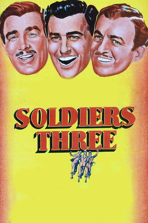 Movie poster for Soldiers Three (1951)