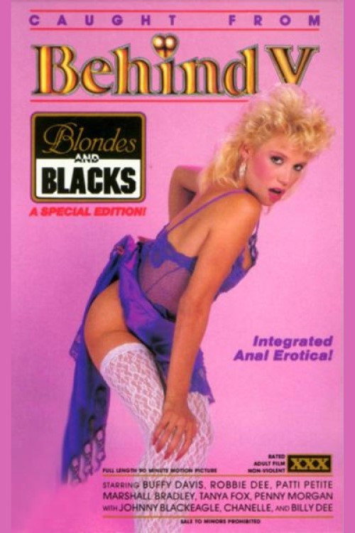Movie poster for Caught from Behind 5: Blondes & Blacks (1986)