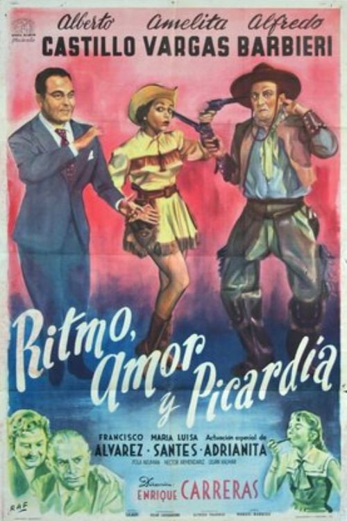 Movie poster for Ritmo, amor y picardía (1955)