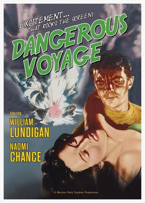 Movie poster for Dangerous Voyage (1954)