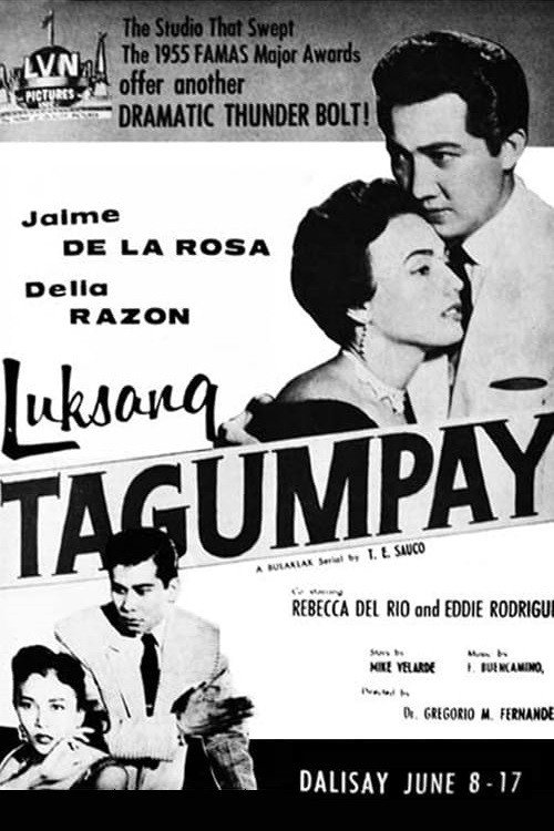 Movie poster for Luksang Tagumpay (1956)
