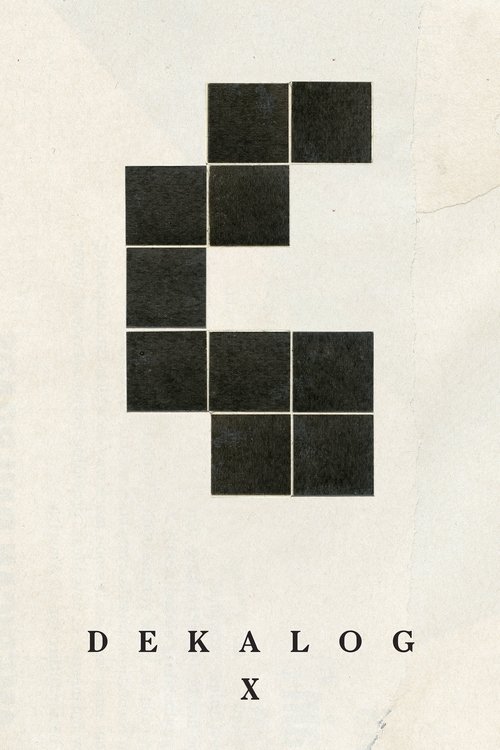 Movie poster for Decalogue X (1989)