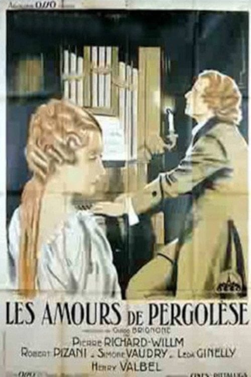 Movie poster for Les Amours de Pergolese (1933)
