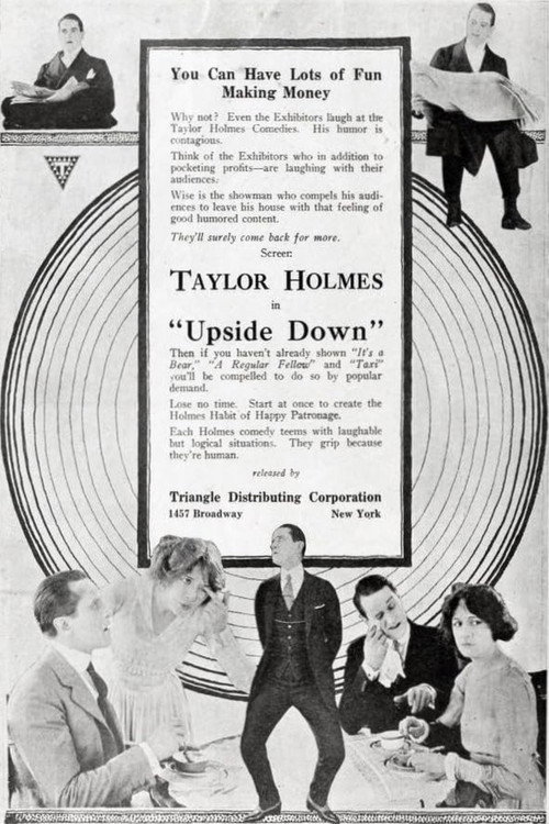 Movie poster for Upside Down (1919)
