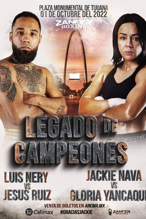 Movie poster for Luis Nery vs. Jesus Ruiz (2022)