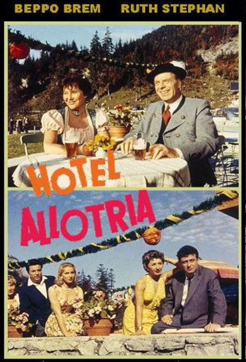 Movie poster for Hotel Allotria (1956)