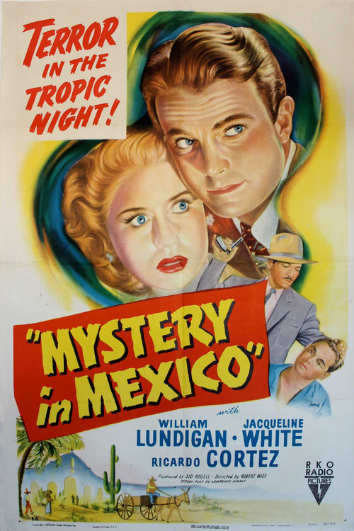 Movie poster for Mystery in Mexico (1948)