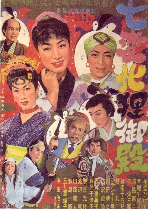 Movie poster for Quick Change Tanuki Palace (1954)