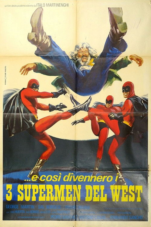 Movie poster for Three Supermen of the West (1973)