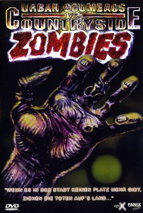 Movie poster for Urban Scumbags vs. Countryside Zombies (1992)