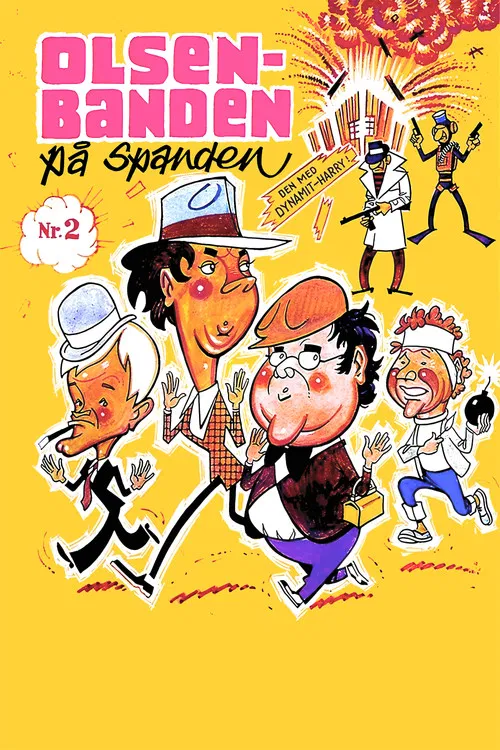 Movie poster for The Olsen Gang in a Fix (1969)