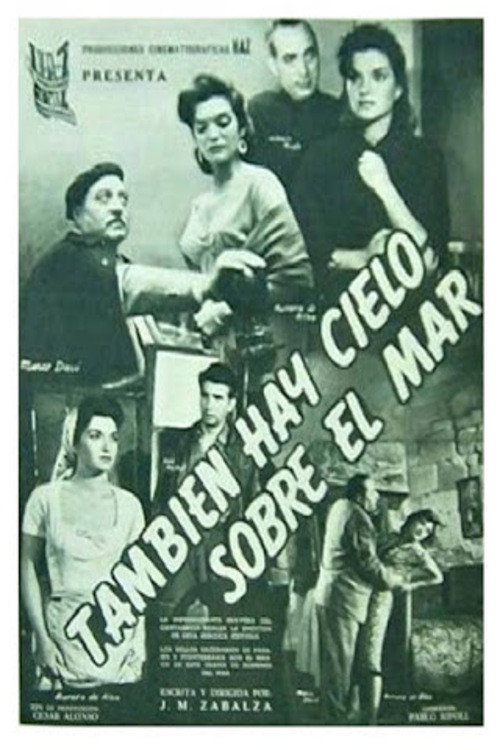 Movie poster for También hay cielo sobre el mar (1956)