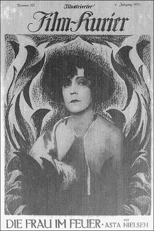 Movie poster for The Woman in Flames (1924)