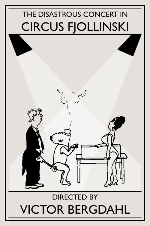 The disastrous concert in Circus Fjollinski poster