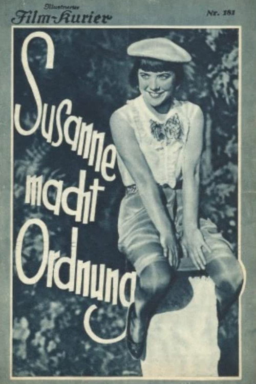 Movie poster for Susie Cleans Up (1930)