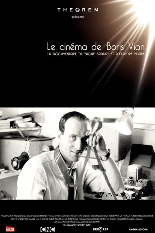 Movie poster for Le cinéma de Boris Vian (2011)