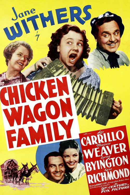 Movie poster for Chicken Wagon Family (1939)