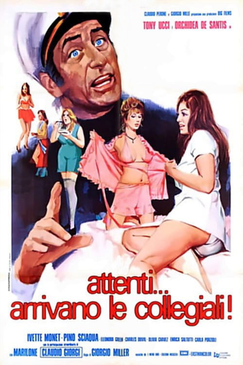 Movie poster for Hurry, the Schoolgirls Are Coming! (1975)