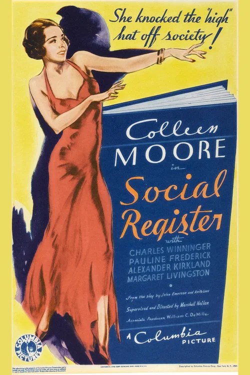 Movie poster for Social Register (1934)