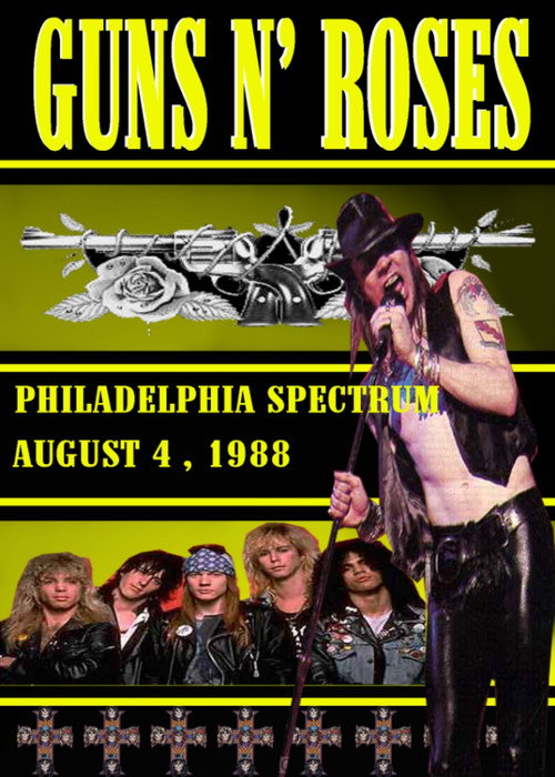 Movie poster for Guns N' Roses Live In Philadelphia (1988)