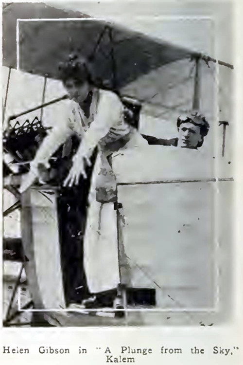 Movie poster for A Plunge from the Sky (1916)