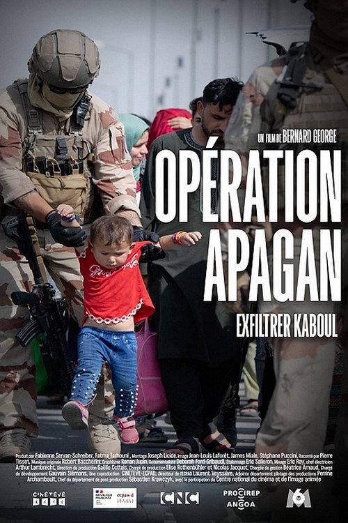 Movie poster for Opération Apagan, exfiltrer Kaboul (2024)