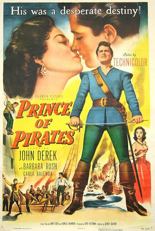 Movie poster for Prince of Pirates (1953)