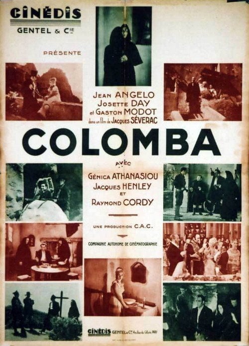 Movie poster for Colomba (1933)