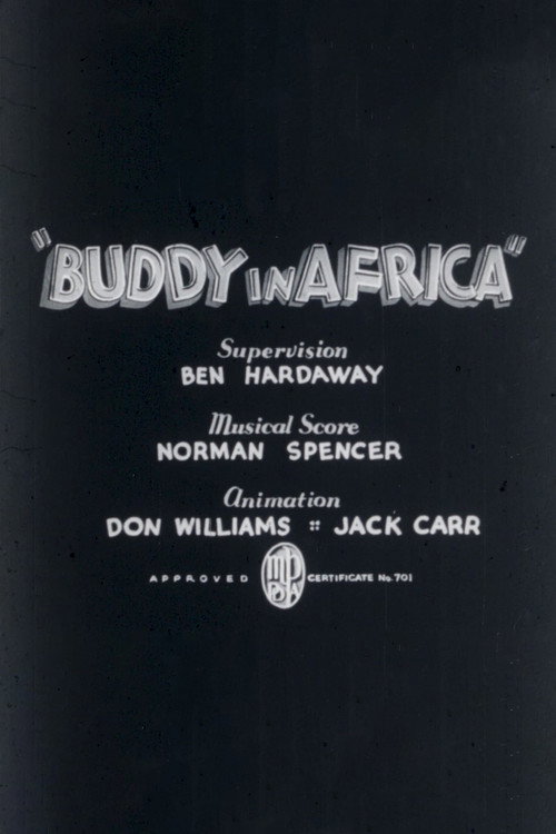 Movie poster for Buddy in Africa (1935)