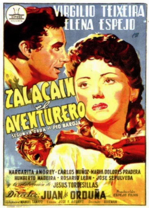 Movie poster for Zalacaín el aventurero (1955)