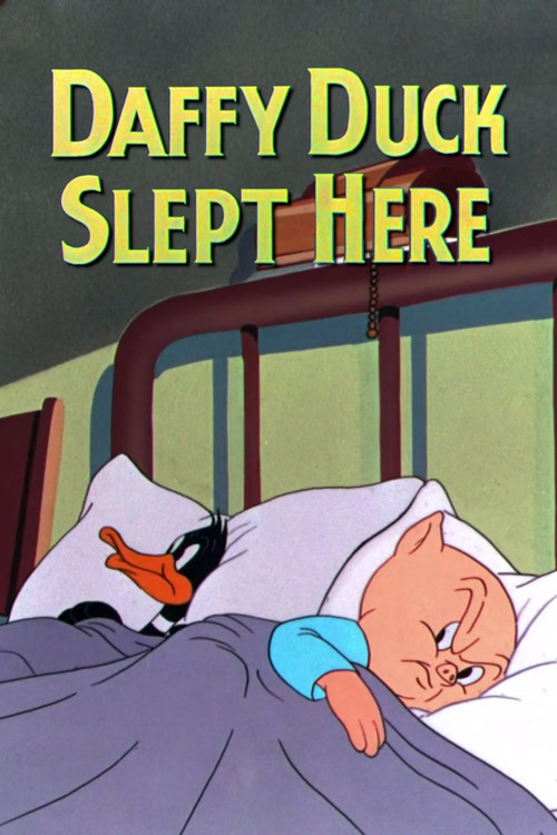 Movie poster for Daffy Duck Slept Here (1948)